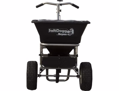 2026 Buyers Products Bulk Salt Walk Behind Broadcast Spreader With Black Powder-Coated Frame (WB155BG) 6