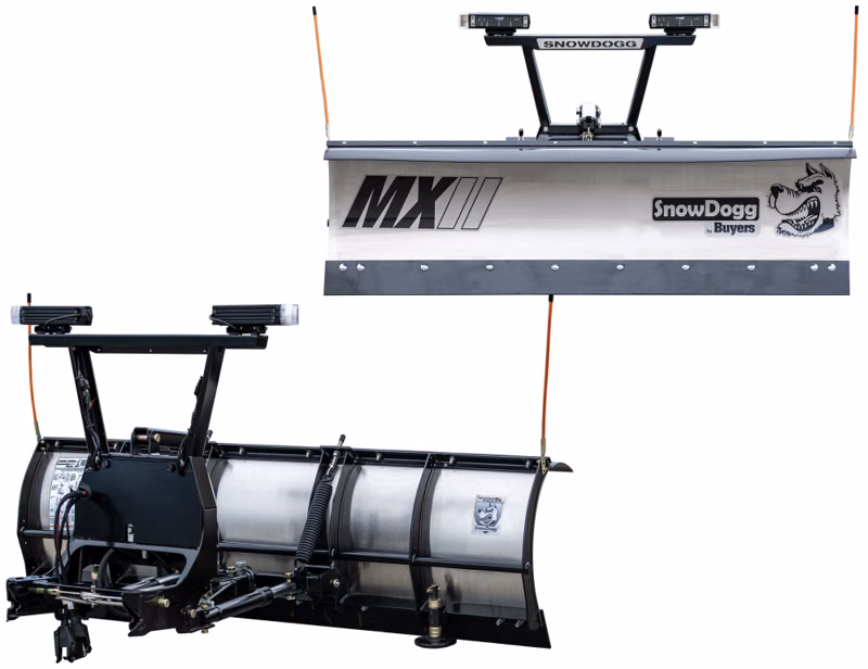 2026 Buyers Products Snowdogg® MXII Snow Plow With Rapidlink™ (MX75II -90 ") - Image 1
