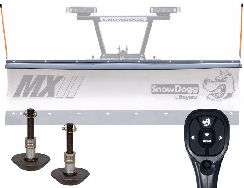 2026 Buyers Products Snowdogg® MXII Snow Plow With Rapidlink™ (MX75II -90 ") - Image 6