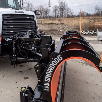 2025 Buyers Products Super J™ Parallel Lift Flat Plate Mount Municipal Snow Plow - 12 Foot (1664530B00) 3